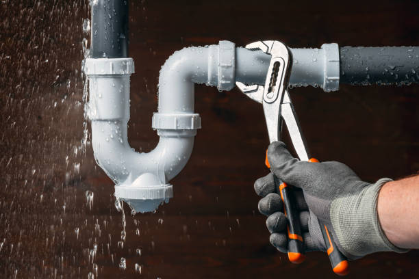 Professional Emergency Plumber technician working in Sharpsville, PA